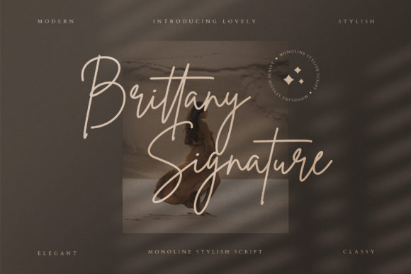 Brittany Signature Script: A Refined Handwritten Font for Purposeful Design