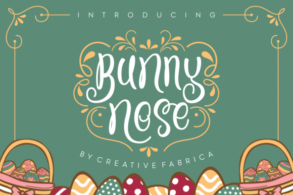 Bunny Nose: A Sweet Handwritten Easter Font