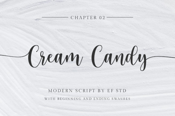 Cream Candy: A Modern Script Font That Elevates Design Execution
