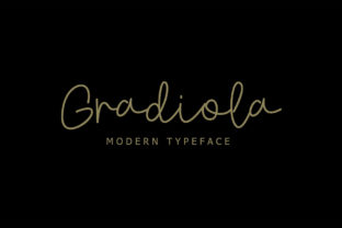 Gradiola: A Natural Handwritten Font for Real Projects