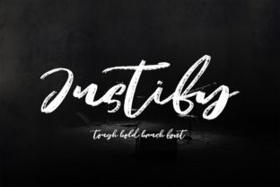 Justify: The Hand-Brushed Script Font Redefining Authenticity in Digital Design