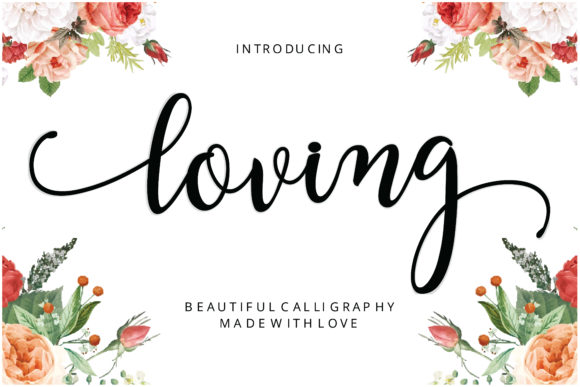 Loving Font: Where Playful Romance Meets Design Versatility