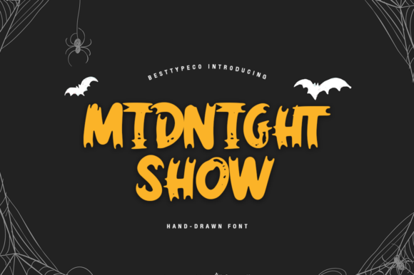 Midnight Show: The Handwritten Font That Commands Attention