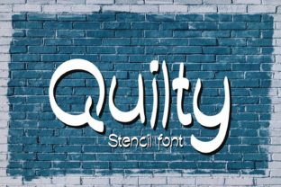 Quilty: The Open-Form Stencil Font That Redefines Casual Typography