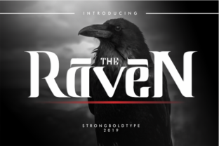 Raven Font: A Bold Typographic Statement for Modern Brand Identity