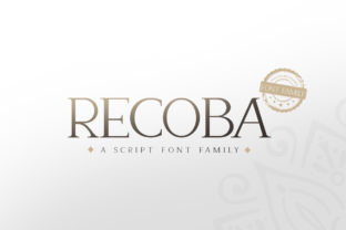 Recoba: A Serif Font That Bridges Art Deco Elegance and Contemporary Design