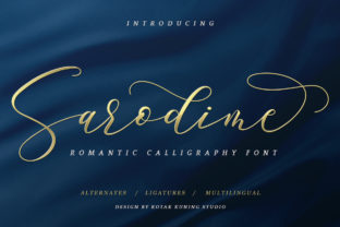 Sarodime: The Romantic Calligraphy Font That Elevates Meaningful Design