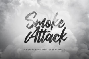 Smoke Attack: Where Handwritten Charm Meets Modern Design Sensibility