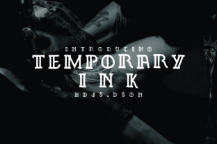 Temporary Ink: A Tattoo-Inspired Script Font for Distinctive Branding
