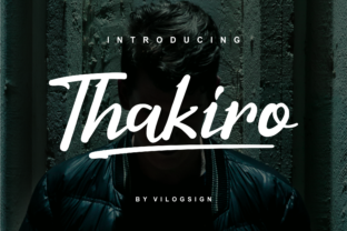 Thakiro: A Modern Script Font That Fits Real Design Needs
