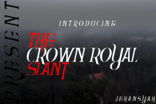 The Crown Royal: A Serif Font That Commands Attention in Modern Design