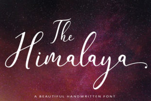 The Himalaya: A Modern Script Font with Soul