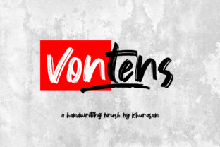 Vontens: Elegant Handwritten Font with Vintage Charm