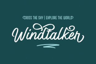 Windtalker: A Brushstroke Font for Human-Centered Design